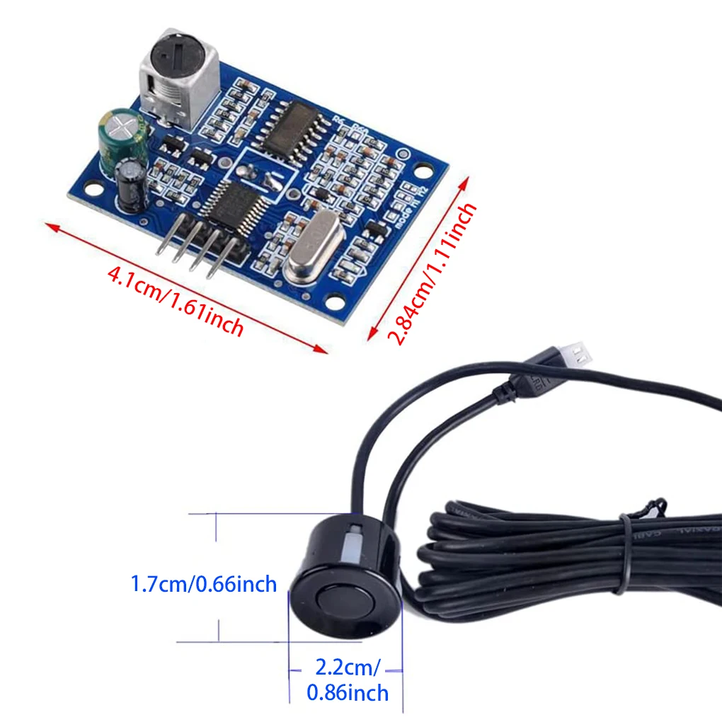 Ultrasone Afstandssensor Meten Transducer Module Anti-Jamming