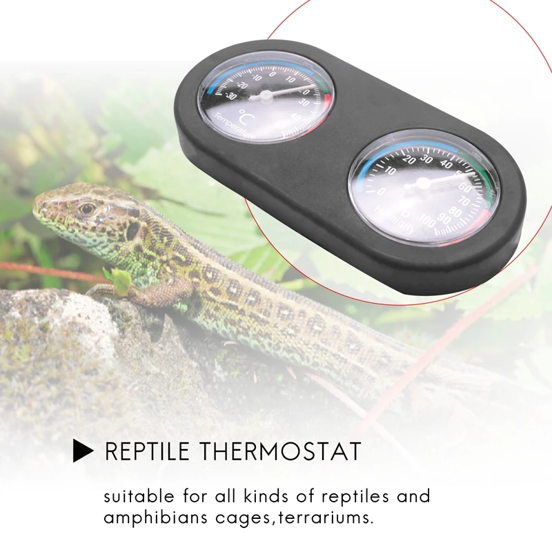 HOT-ถัง Reptile เครื่องวัดอุณหภูมิเครื่องวัดความชื้นสำหรับ Vivarium Terrarium
