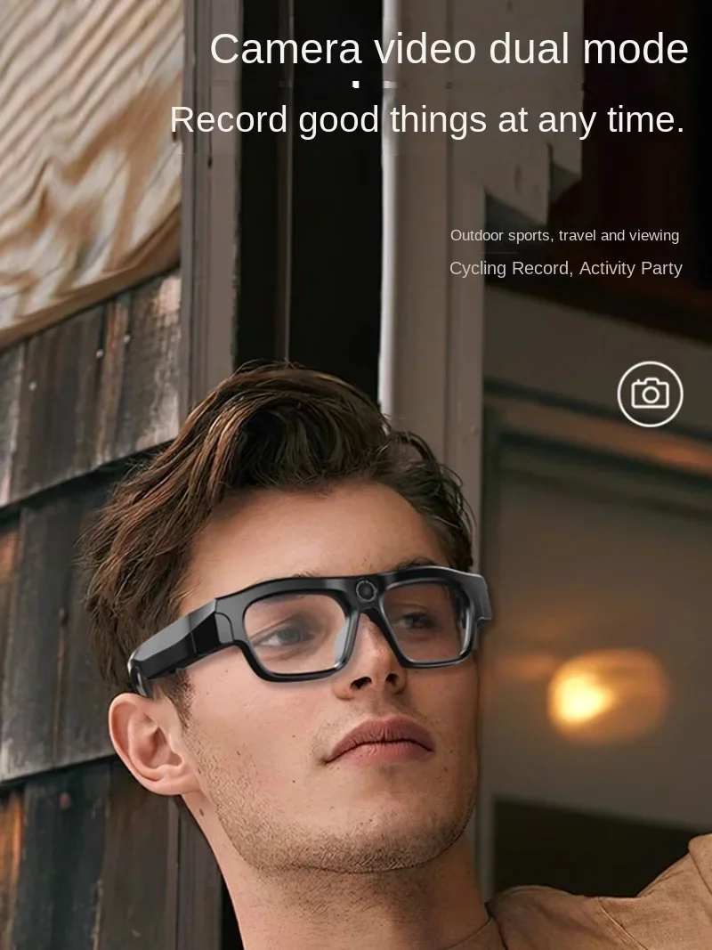 smart glasses with camera WiFi connection can shoot and record