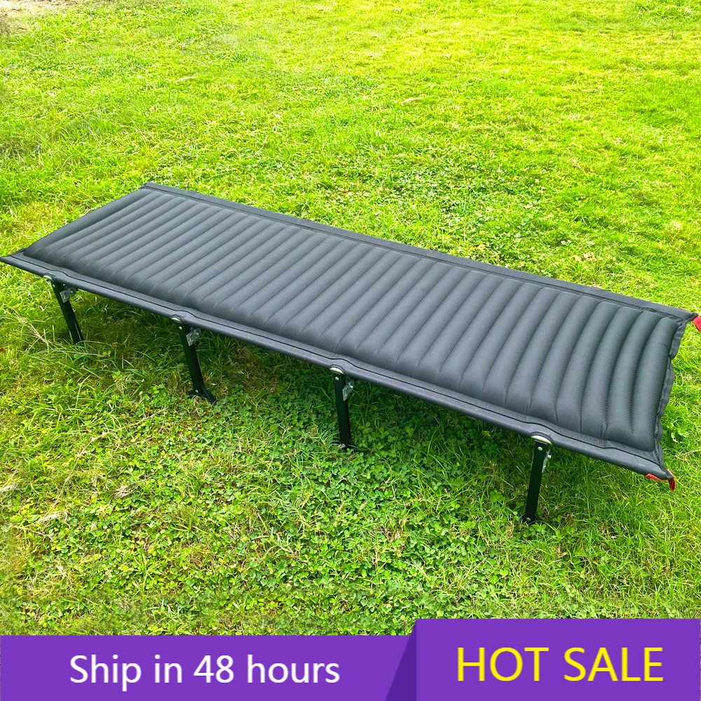 

YTYIN YTYIN Hot Sale Outdoor Camping Inflatable Mat Folding Camping Bed Camping Aluminum Portable Folding Bed