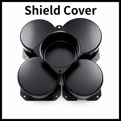 Amp Power Supply Toroidal Transformer Shield Cover Box Shell Chassis Protective Cover House Prevent Interference Isolation Hood