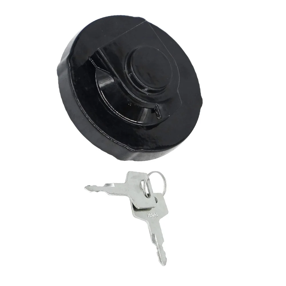 Keyed Lock Black Fuel Tank Cap Long-term Outdoor Use Standardized Fit For Construction Sites For Takeuchi TL120