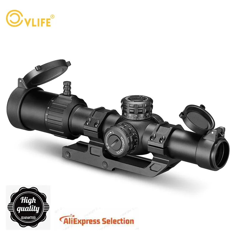 

1-6X24IR SFP EagleTalon LPVO Rifle Scope Illuminated BDC Reticle for .223/5.56 and .308/7.62 30mm Cantilever Mount
