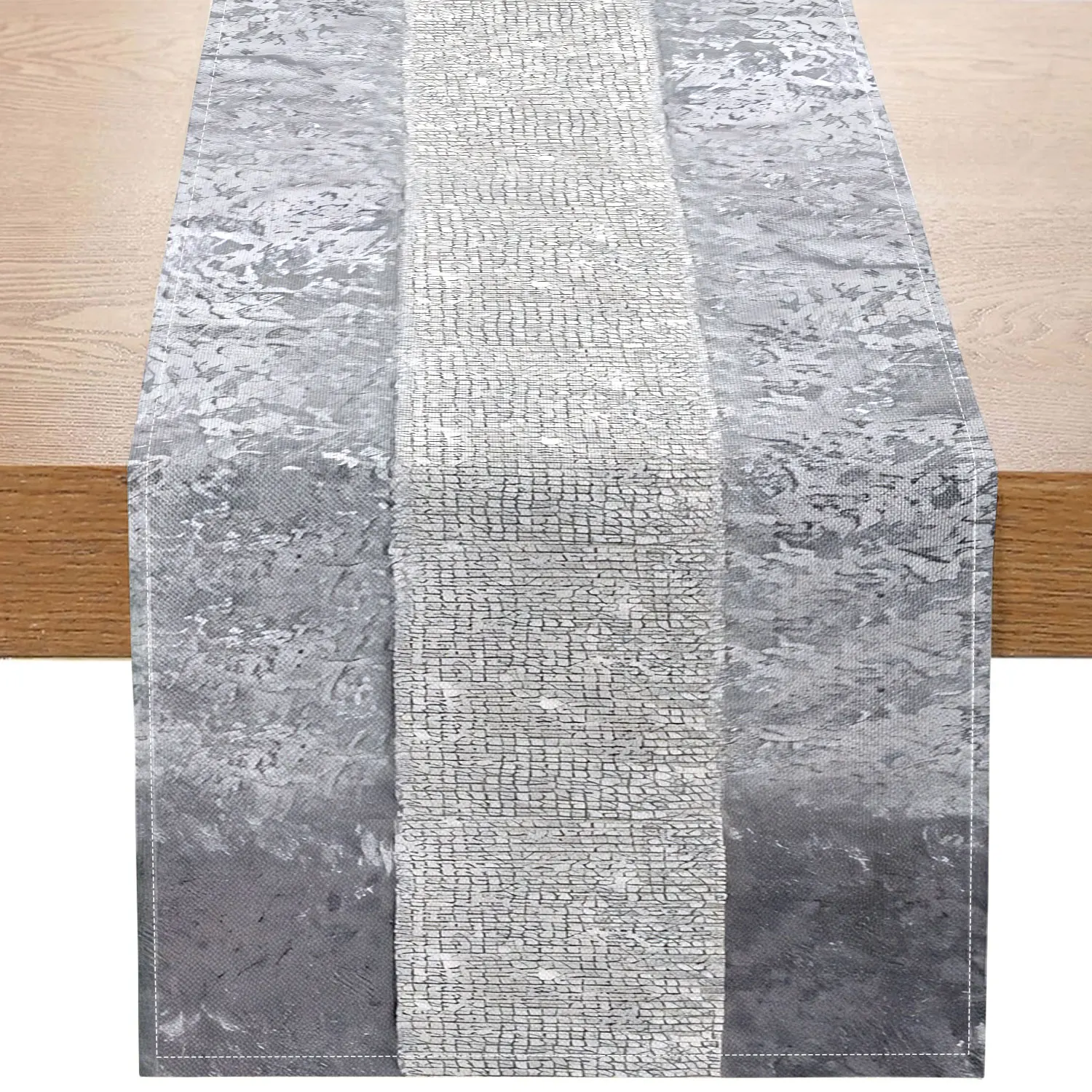 1 Piece of Modern Solid Color Bright Rhinestone Printed Table Runner, Rectangular Shape, Suitable for Farmhouse, Indoor, Kitchen, Anniversary, Table Decoration, Household Items