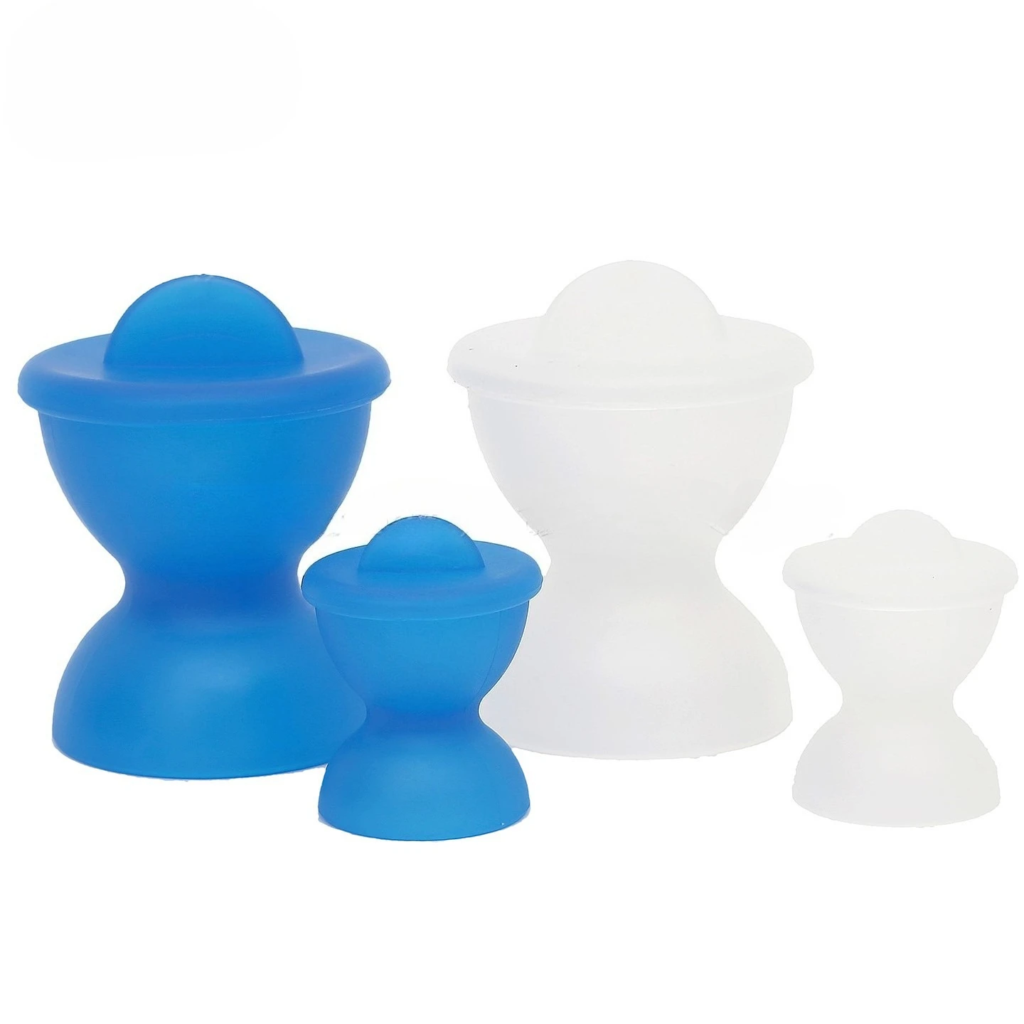 5Pcs Lab Double-headed Mixing Cup with Lid, Tough and Durable Mixing Cup, Large and Small. s