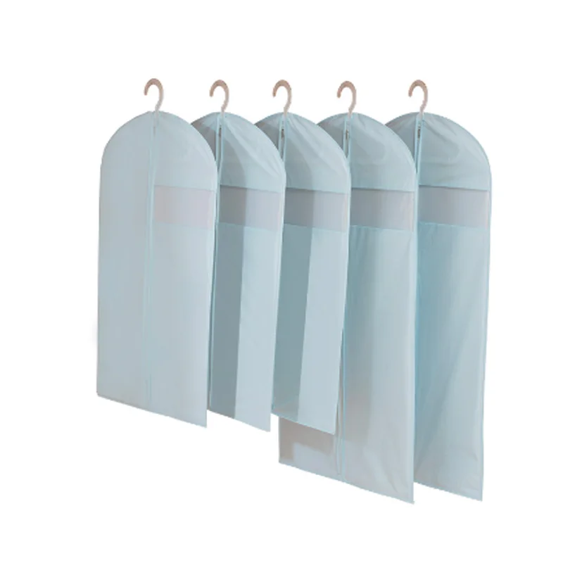 1pcs Clothes Dust Cover PVEA Case for Household Hanging-type Coat Suit Protect Storage Bag Wardrobe Organizer