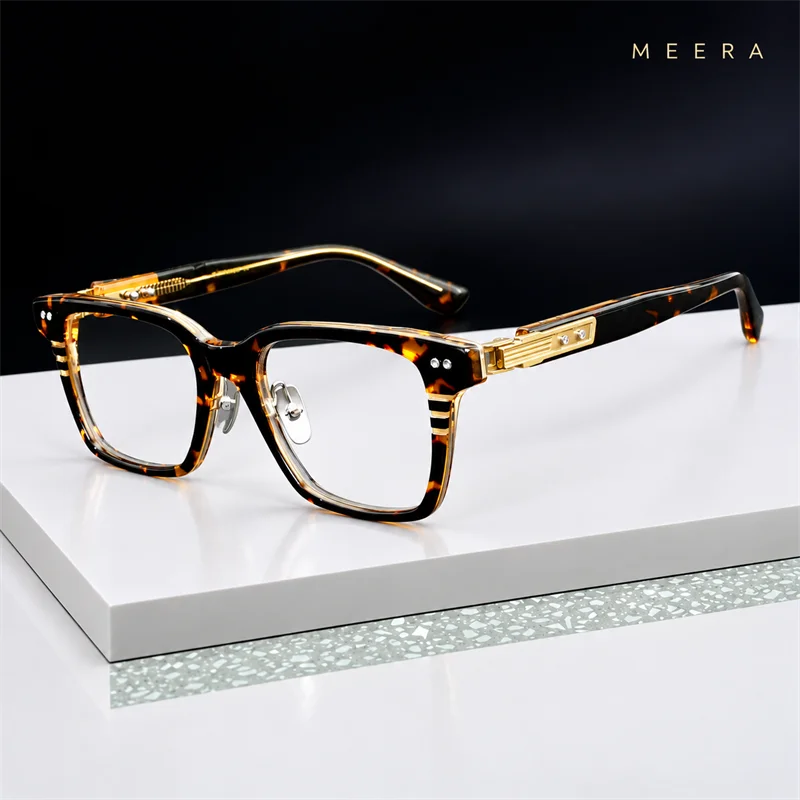 2026 Acetate Glasses Frame Men Brand Design Vintage Retro Round Eyeglasses frames Women Spectacle Japanese Eyewear
