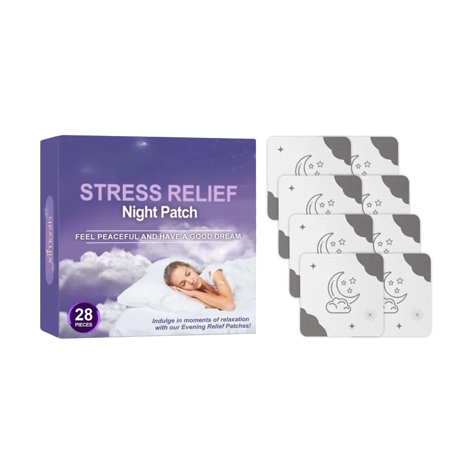 

Sleep patch, night lavender fragrance sticker to care for sleep, home body care sticker