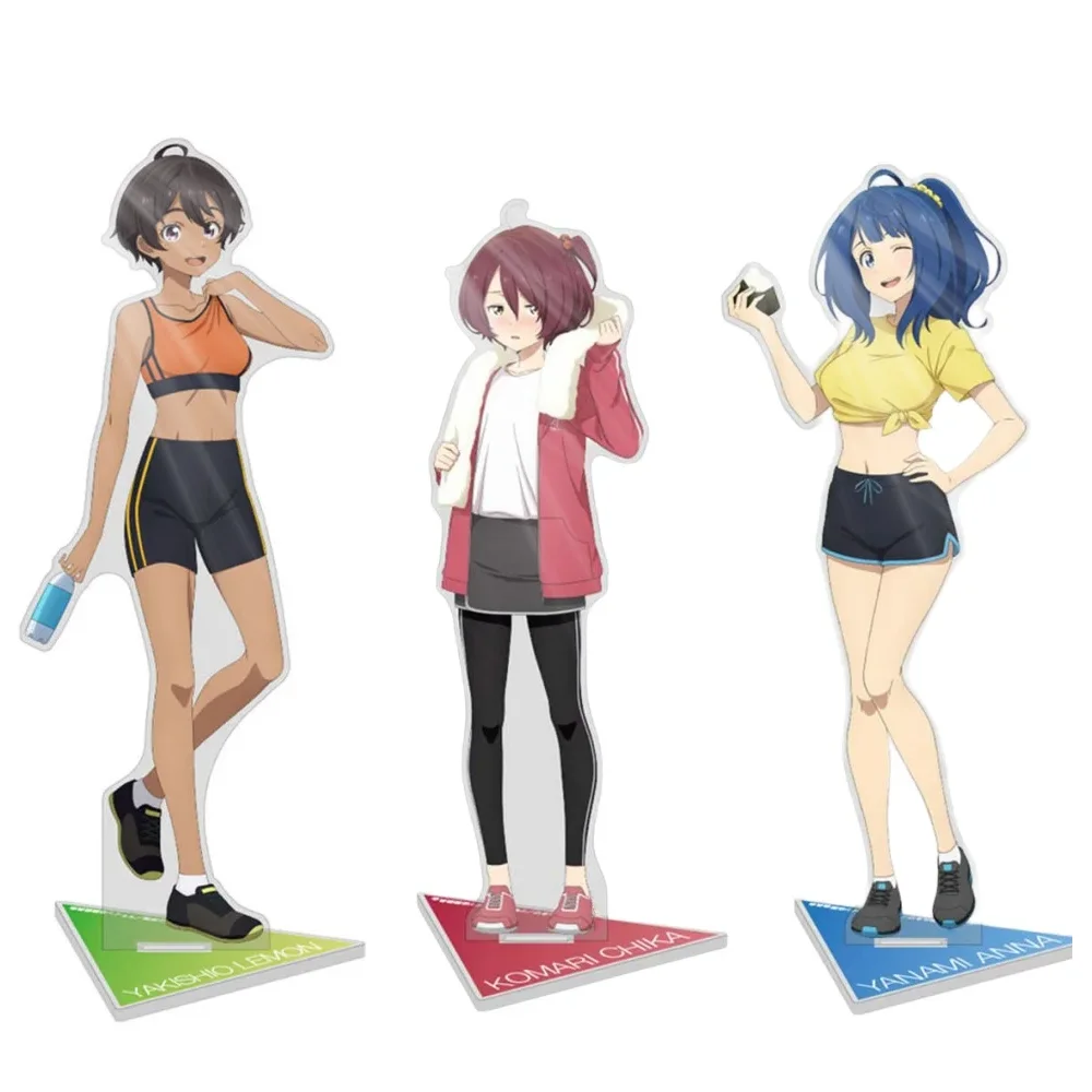 

Anime Too Many Losing Heroines! Chika Komari Anna Yanami Lemon Yakishio Acrylic Standing Figure Desktop Stand Decoration Gift