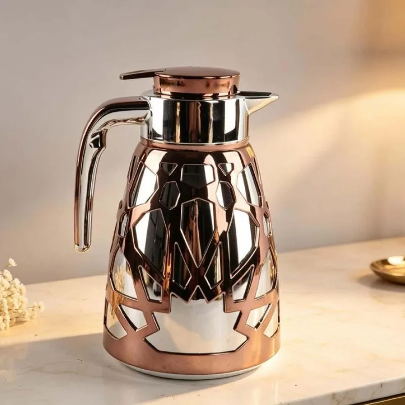 Middle Eastern Arabic Luxury Insulated Coffee Jug, Premium Vacuum Flask for Household & Reception Use