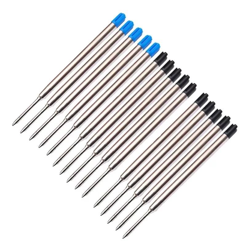 1.0mm Ink Rod Ballpoint Pen Fine Point Refills High Quality Replaceable Metal For Office Writing Stationery Replacement Pen Rods