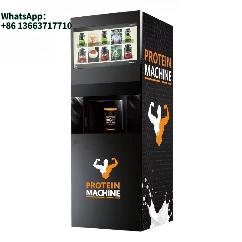 

Protein Shake Vending Machine Customized Fully Automatic Whey Chocolate Milkshake Hot Cold Drinks Vending Machine With QR Pay