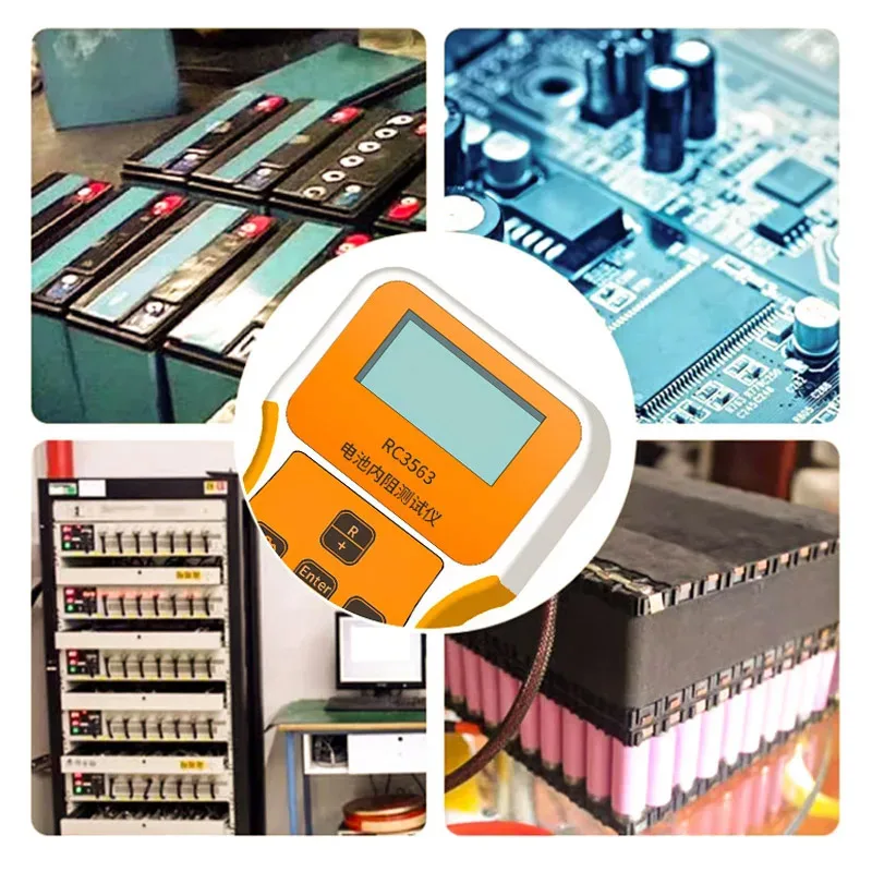 リチウムイオン電池,内部抵抗テスター,高精度,4線式ディスプレイ,18650,rc3563