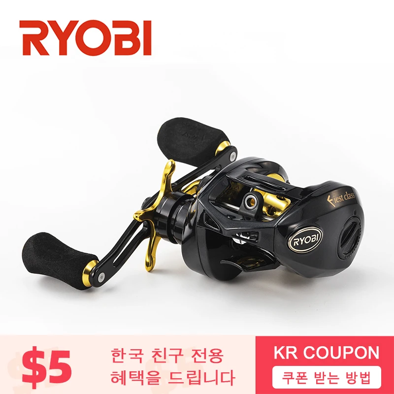 

RYOBI FIEST CLASS GL All Metal Fishing Reel 10+1BB Gear Ratio 7.1:1 Baitcast Reels Max Drag 5KG