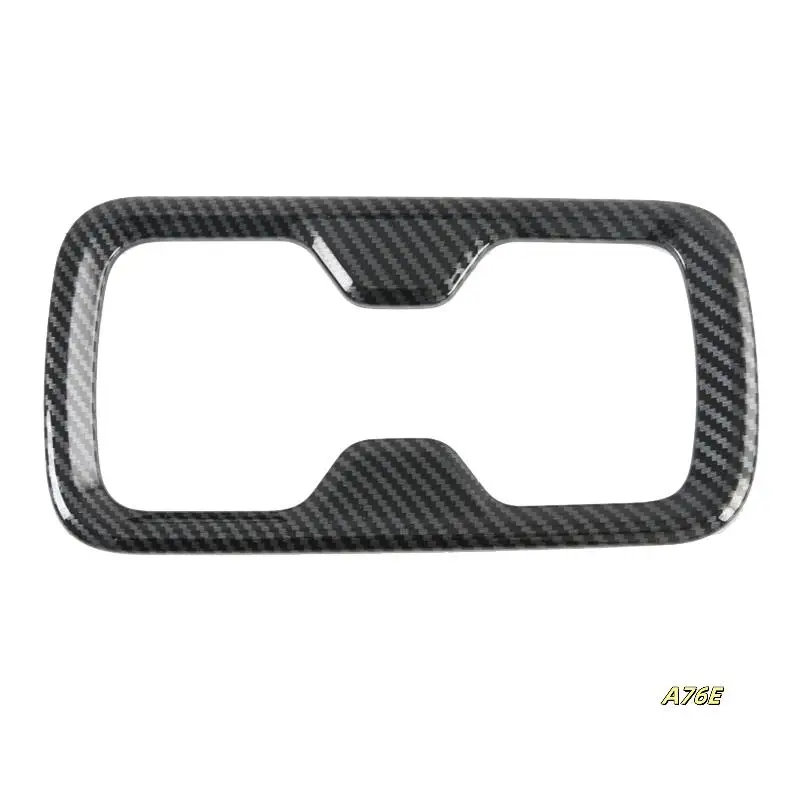 

For Nissan Navara NP300 2016-2019 Carbon Fibre Car Front Water Cup Holder Protector Frame Cover Trim Sticker Accessories