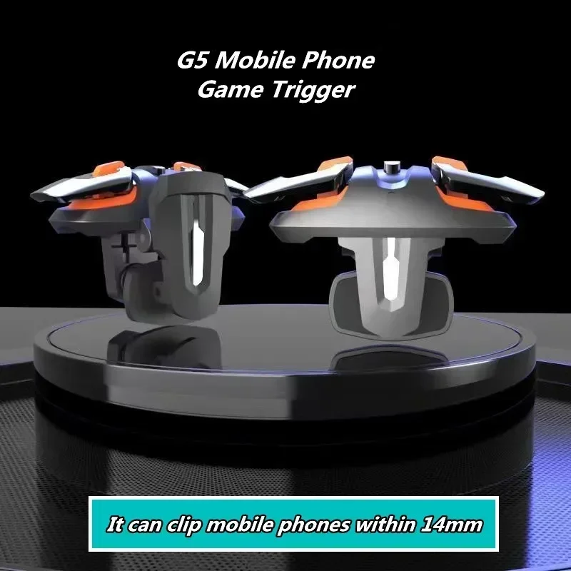 G5 Mobile Phone Gaming Accessories for PUBG Aim Shooting L1R1 Game Trigger Key Button for IPhone Samsung Xiaomi Gamepad Joystick