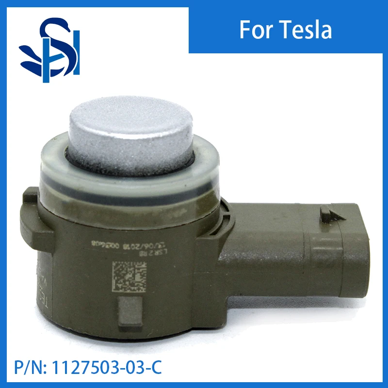 1127503 -03-C PDC Sensor de estacionamiento parachoques Radar ultrasónico Color plata para Tesla 3 X S Y