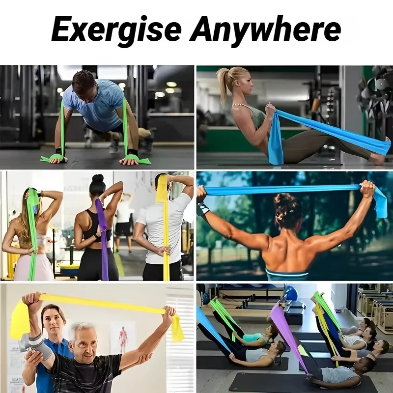 Pilates Bar Kit With Resistance Bands - Bande de résistance portable pour yoga