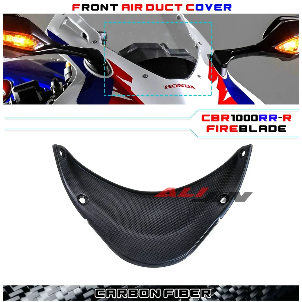 Carbon fiber Motorcycle Front Fairing Air Intake Windshield Inner Panel Cowling For HONDA CBR1000RR-R SP Fireblabe 2021-2024