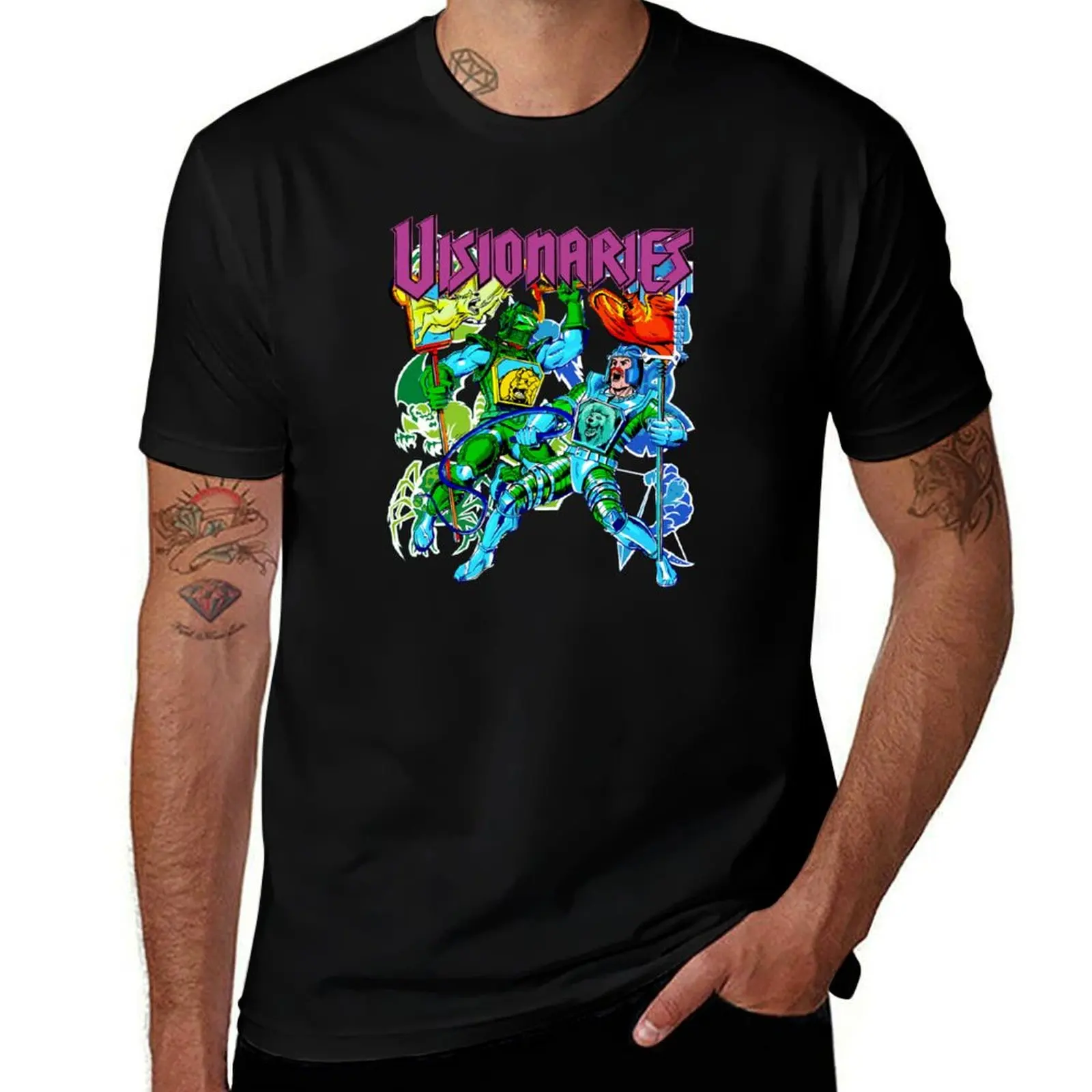 CoInfluence Of Rock Bands Visionaries Gifts Music Fans T-Shirt Top à manches courtes pour entraînement, grande taille