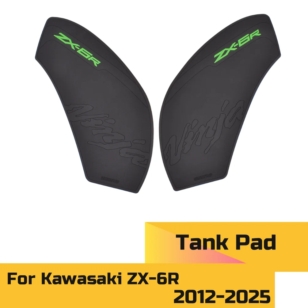 

ZX6R Fuel Tank Stickers Gas Knee Grip Protector Pad Traction Decals For Kawasaki ZX-6R 2012-2025 ZX 6R Motorcycle Accessories