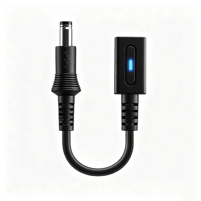 1M PD USB C to DC 5.5x2.1mm Center Negative Power Cable Fast Charging Cord for Travel Retro Game Use