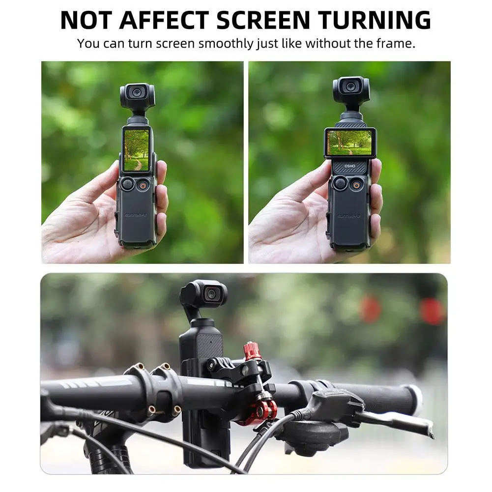 Multi-functional Extended Protective Frame Adapter For Osmo Pocket3 To Expand The Protective Border For DJI Osmo Pocket3 Frame