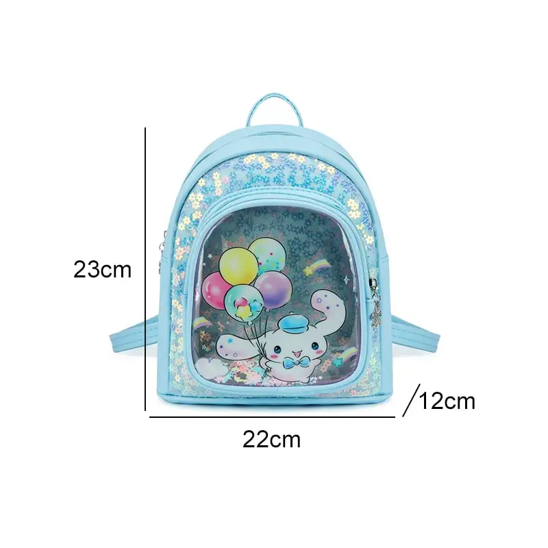  Kuromi My Melody Backpack Cute Anime Cartoon School Bag for Children Pupil Schoolkids