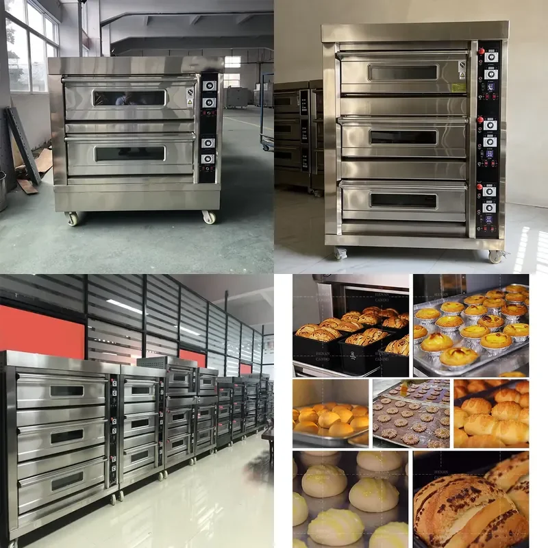 2026 Commercial Bakery Oven 2 Deck 4 Tray Pizza Oven Electric Bakery Oven for Bakery Baking