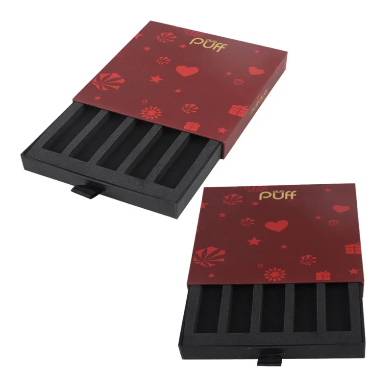 

2025customized.Custom Packaging 5 pack Cigar Carton Smoking Rolling Paper Box with Lock Display Paper Boxes