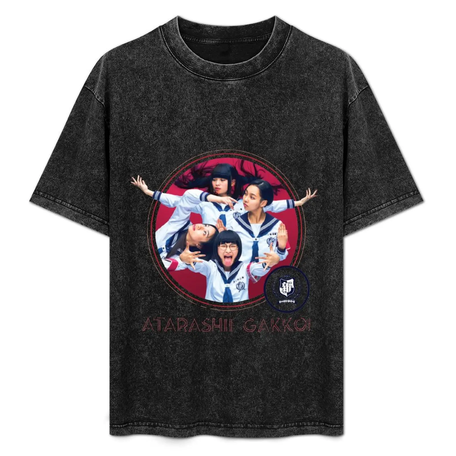 

Atarashii Gakko vintage, atarashii gakko, 88 gakko weird T-Shirt blue archive Luxury man t shirts for men