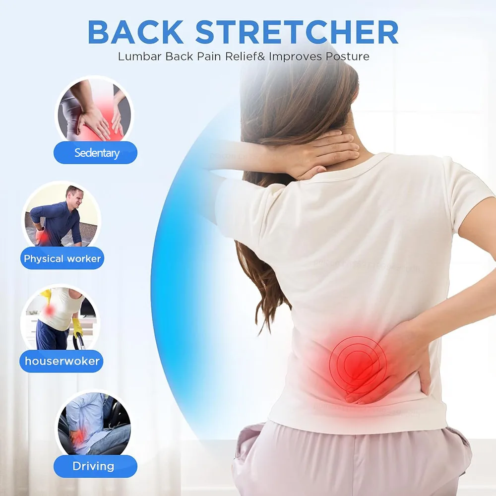 الظهر نقالة الخصر أسفل الظهر لتخفيف الآلام تدليك دعم عنق الرحم قطني تمتد الرقبة الظهر العضلات الاسترخاء اليوغا العمود الفقري مدلك #2