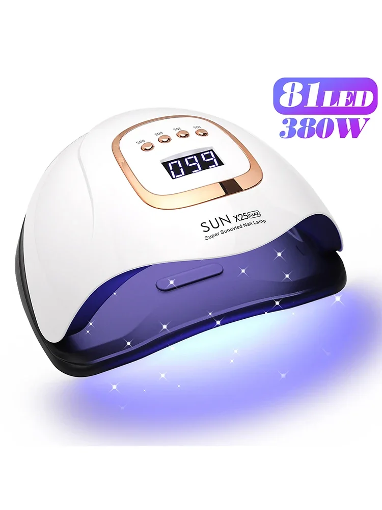Zon X25max 81led Uv Lamp Voor Nagels Drogen Snel Uithardend Alle Gel Nagellak Professionele Krachtige Uv Licht Droger Manicure Salon