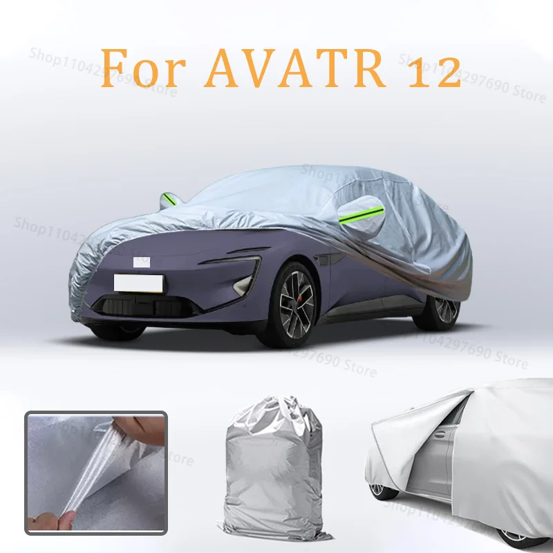 

For AVATR 12 Outdoor Protection Full Car Covers Snow Cover Sunshade Waterproof Dustproof Exterior Car cover protection