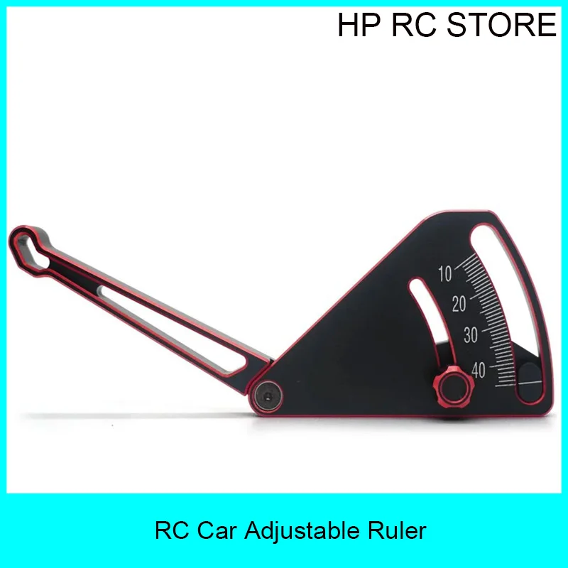 RC Car Adjustable Ruler Adjusting Height & Wheel Rim Camber 10-45mm Ride Height Gauge
