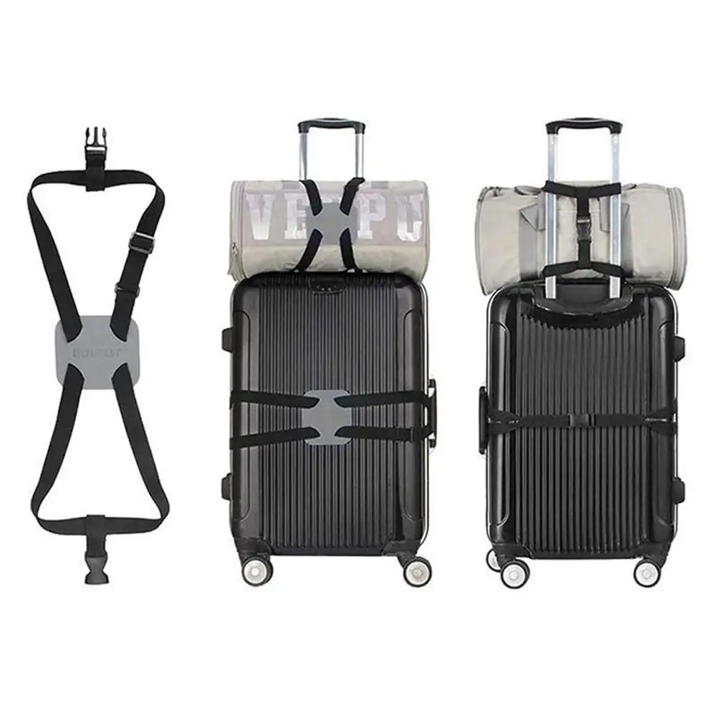 Cross Strap Luggage Buckle Strap Seat Belt Packing Tape Baggage Belts Travel Accessory Outdoor Camping