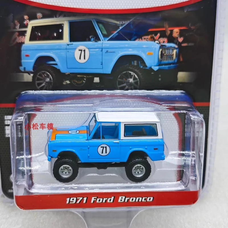 

Green Light 1:64 - Коллекция Джексона 14–191 Ford Horse Custom SUV - Коллекция синих игрушек, небольшая подарочная модель, настенная подвеска