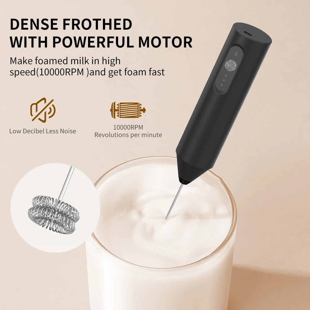 Multifunktionaler, kabelloser, – Electric Milk Frother Handheld Bewertung und Preis