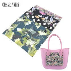 Tanqu New Colorful Twill Fabric Inner small pocket for Classic Mini Obag for O Bag Inner Outside