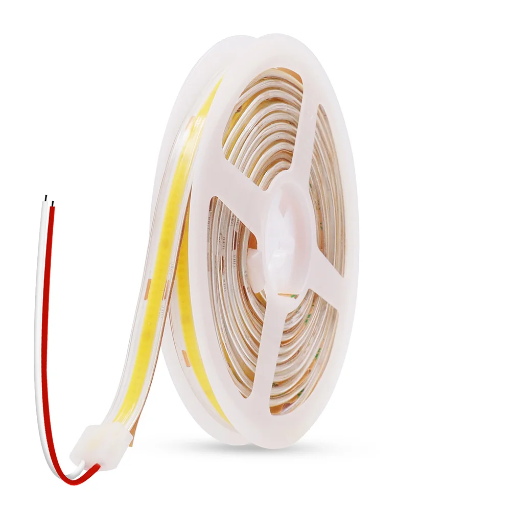 Waterproof COB LED Strip Light 12V 24V 3000K 4000K 6000K IP67 Flexible Led Tape 480LEDs/m 5m 10m 20m 0.5m 1m 2m Linear Lighting