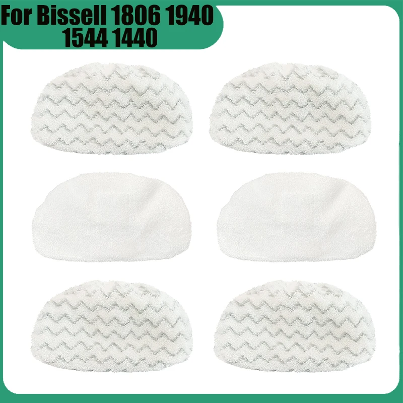 For Replacement Washable Steam Mop Pads  Bissell Powerfresh  1544 1440 1940 Steam Mop Model 1544A 2075A 1806 5938 Cleaning Parts