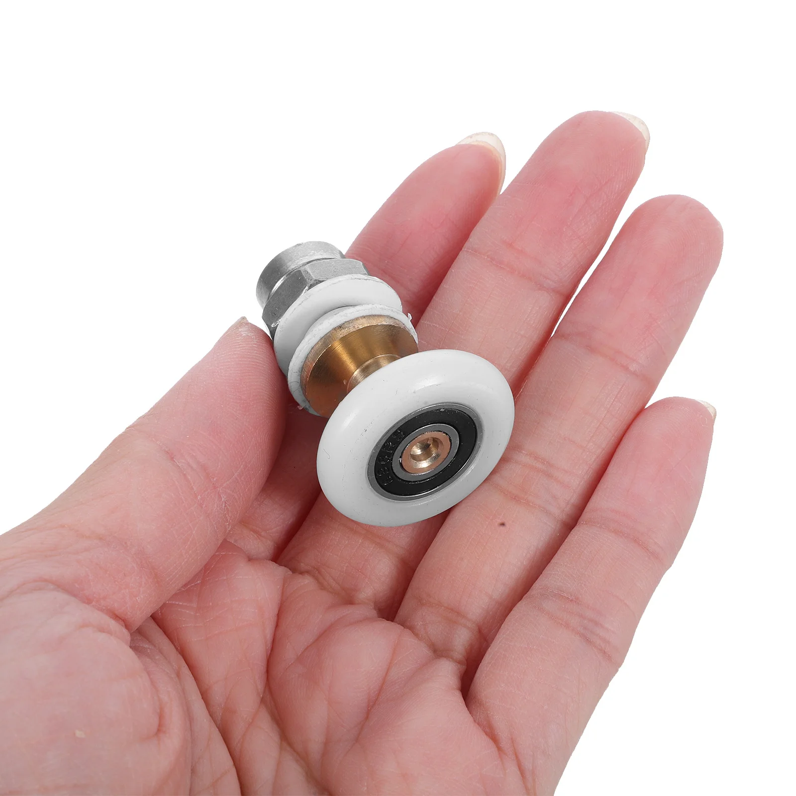 4 шт. ролики для душевой двери, стабильные и надежные шкивы для стеклянных раздвижных дверей для ванной комнаты, комплект оборудования 25 мм, кронштейн для слайдера для душа