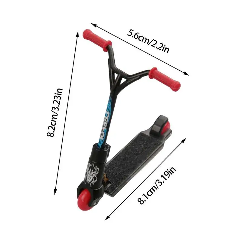 Due ruote Mini Finger Scooter giocattoli giocattoli educativi per bambini movimento punta delle dita Skateboard giocattoli per la casa al coperto per bomboniere