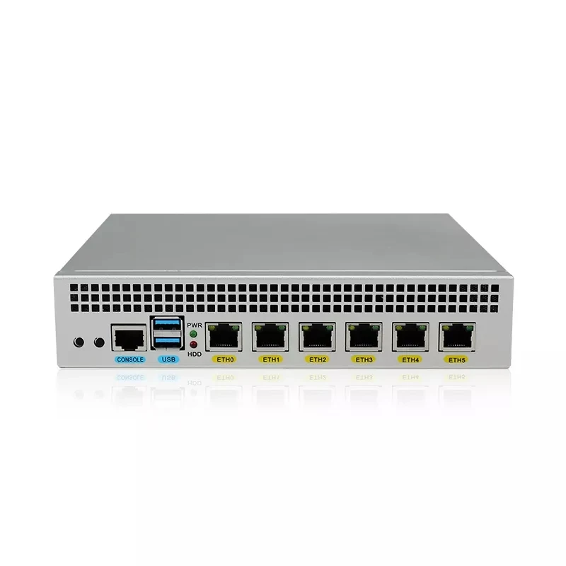 Ordinateur de routeur/pare-feu Intel Celeron J4125, 6 * I210/I211AT, CONSOLE Ethernet, USB, VGA, Pfsense, POE PSE, sécurité du réseau