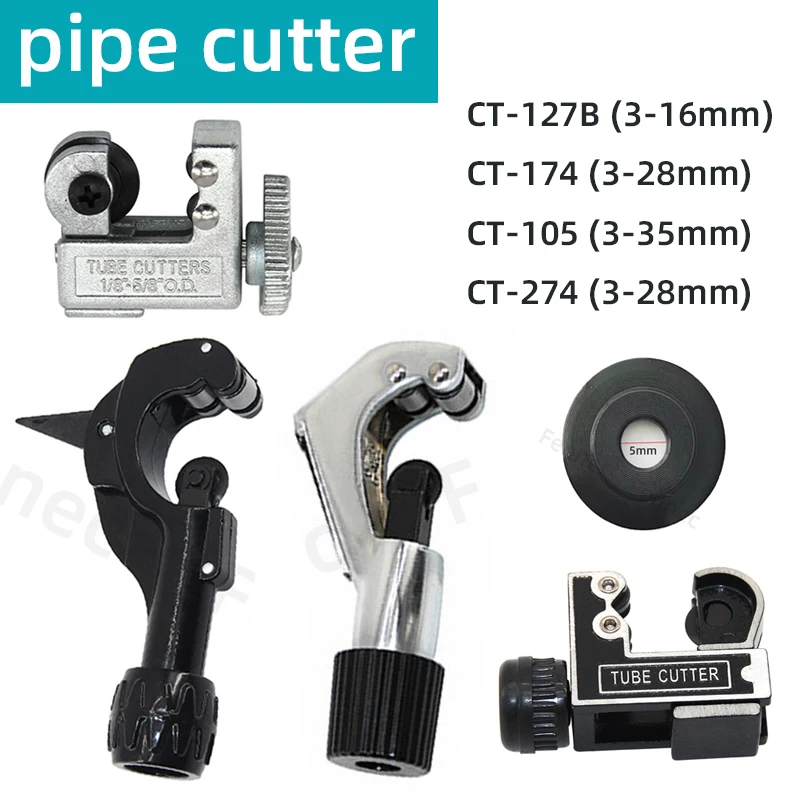 Bearing-type Pipe Cutter Rotary Manual Device Pvc Air Conditioning Copper Pipe Stainless Steel Corrugated Pipe Cutter Tool