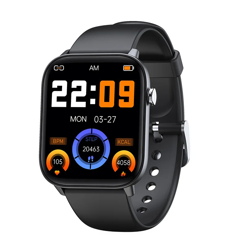 1.83 Inch Large Screen Temperature Blood Oxygen Monitoring, Health Monitoring, Waterproof Sports Smart Watch Wearable Devices