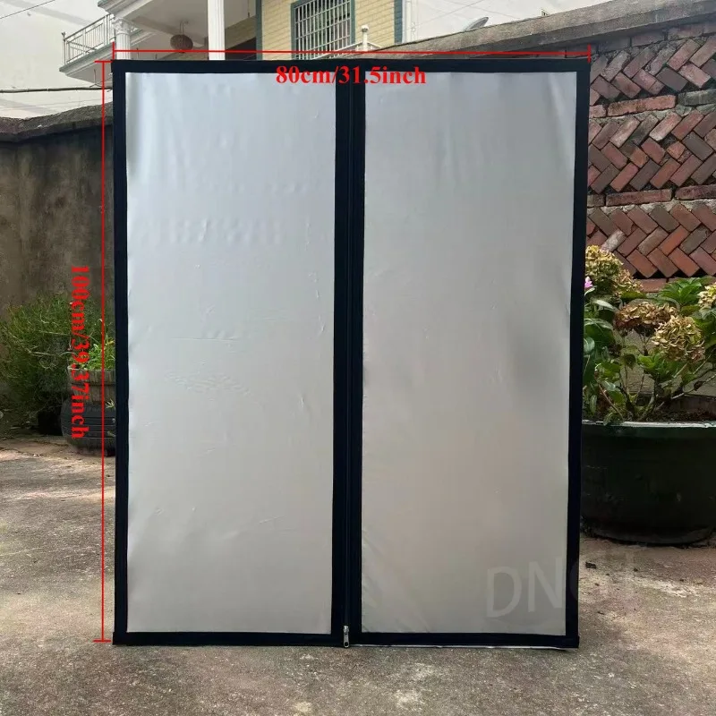 1 Piece of Black Velcro Blackout Curtain, Self-adhesive Zipper Design,2026 New Heat Insulation and UV Protection,Easy To Install