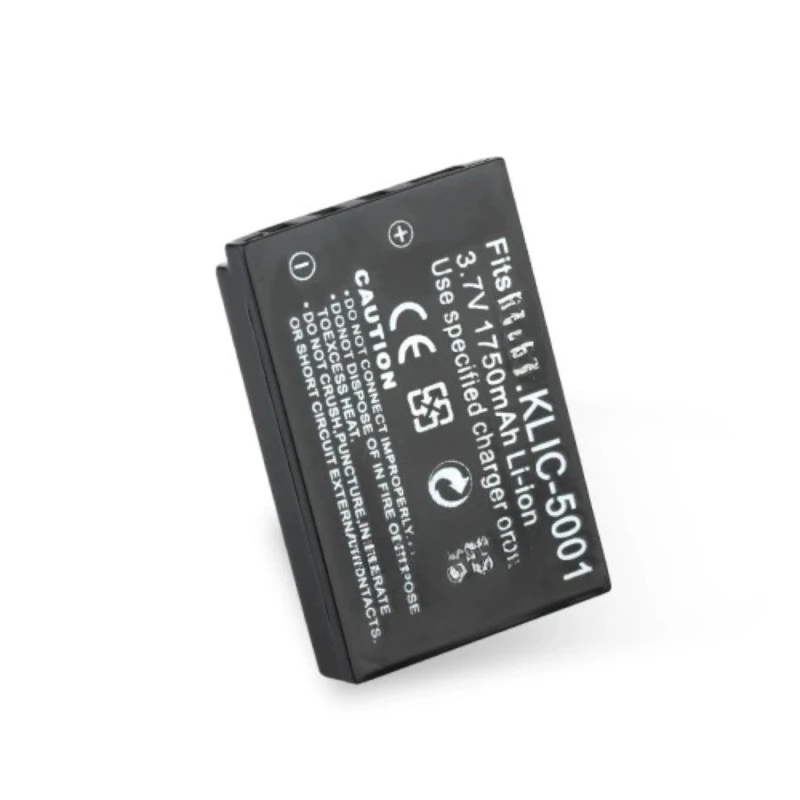 KLIC-5001 do Sanyo DB-L50 DMX-FH1 FH11 HD1000 HD2000 Do Kodak P850 Z760 DX7590 DX7630 Bateria Zoom 3.7V 1750mAh + Ładowarka