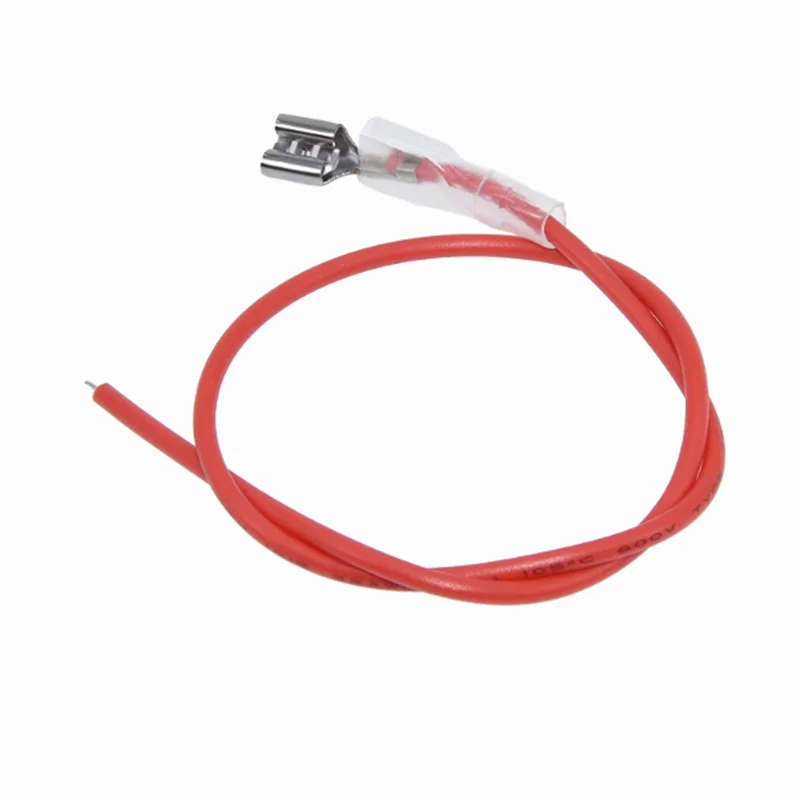 10pcs 20CM 2.8MM/4.8MM/6.3mm 2.8/4.8/6.3 Single head female Spade Crimp Terminal Connector with wire red black for rocker switch