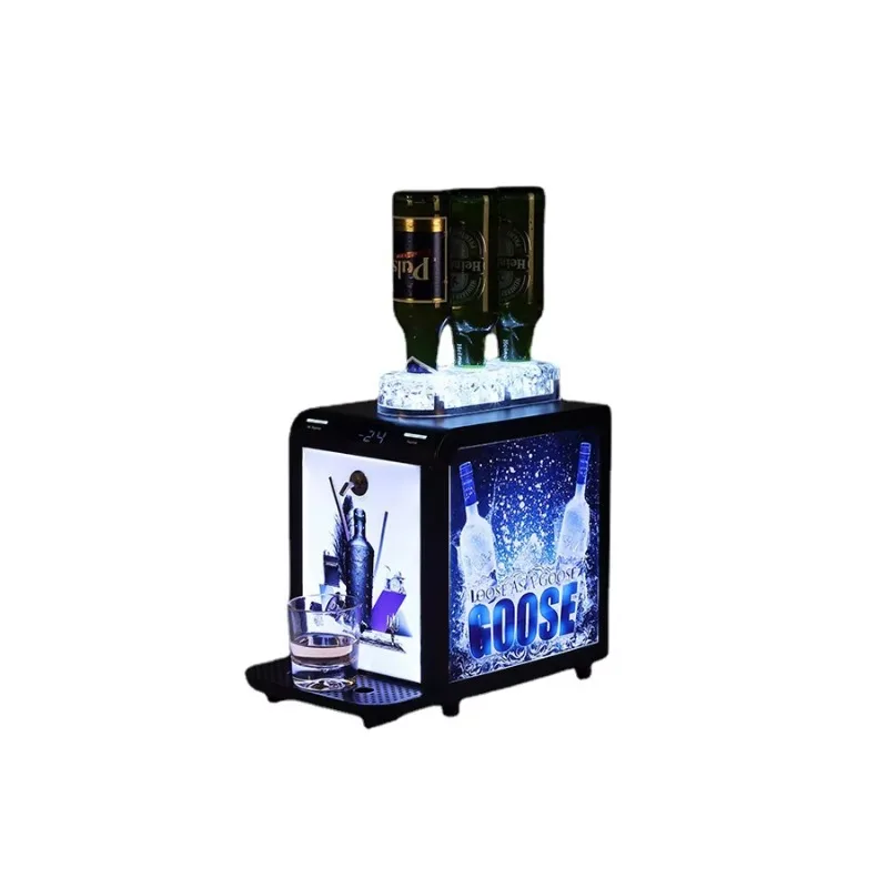 

Compressor Refrigeration Jagermeister Machine Vodka Fridge Ice Shot Bottle Dispenser
